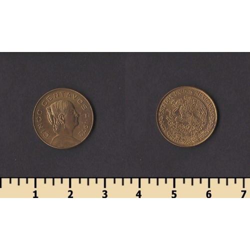 Мексика 5 сентаво 1972