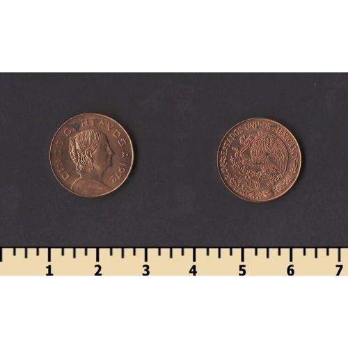 Мексика 5 сентаво 1972