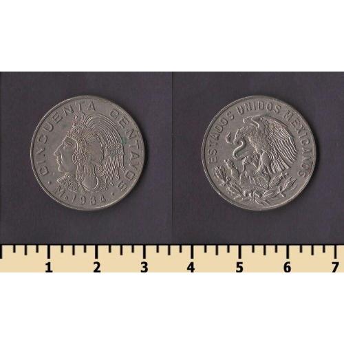Мексика 50 сентаво 1964