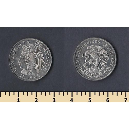 Мексика 50 сентаво 1965