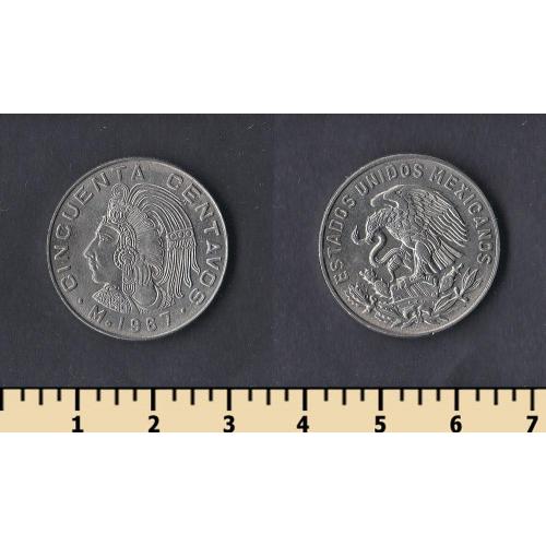 Мексика 50 сентаво 1967