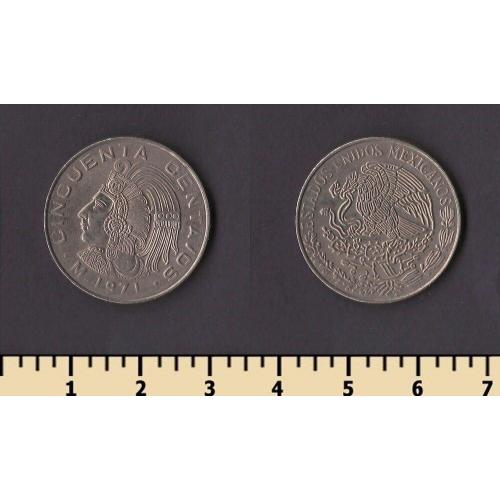 Мексика 50 сентаво 1971