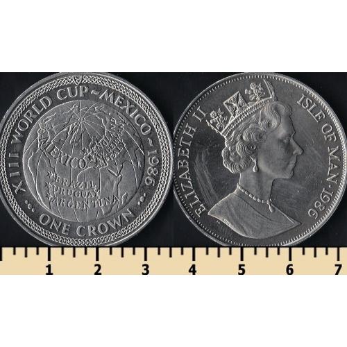 Мэн остров 1 крона 1986