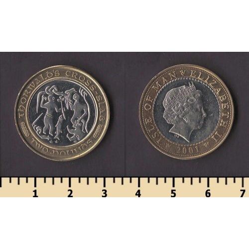 Мэн остров 2 фунта 2001