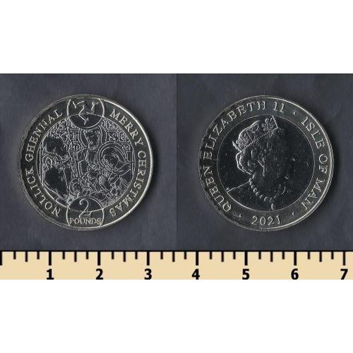 Мэн остров 2 фунта 2021
