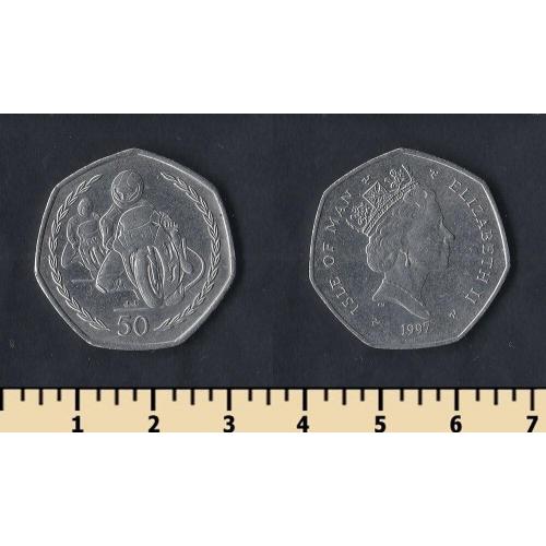 Мэн остров 50 пенсов 1997