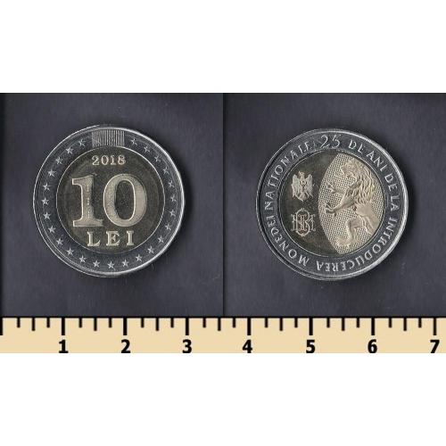 МОЛДОВА 10 ЛЕЙ 2018