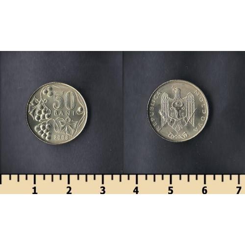 Молдова 50 бани 2008