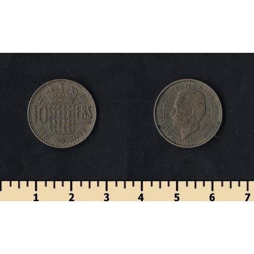 Монако 10 франков 1951