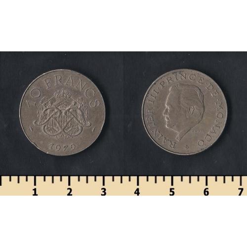 Монако 10 франков 1979