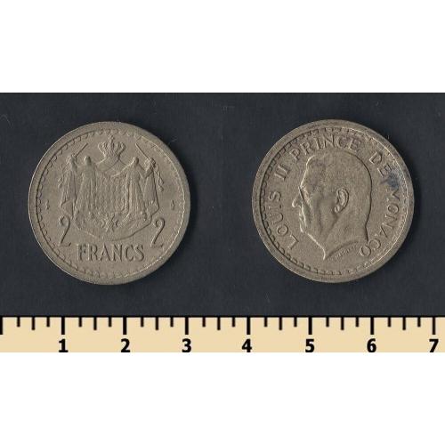 Монако 2 франка 1945
