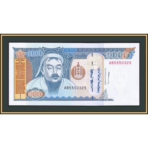 Монголия 1000 тугриков 1997 P-59 (59b) UNC