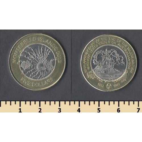 Монте-Белло острова 5 долларов 2013