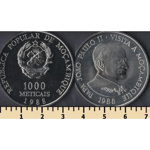 Мозамбик 1000 метикалей 1988