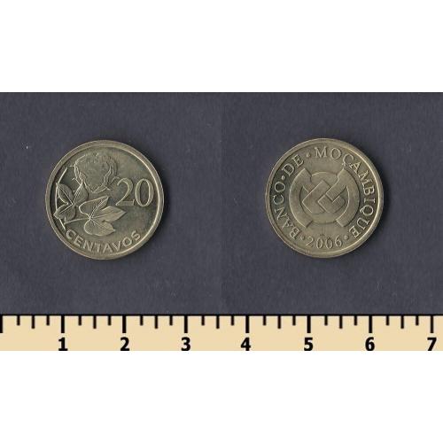 Мозамбик 20 сентаво 2006