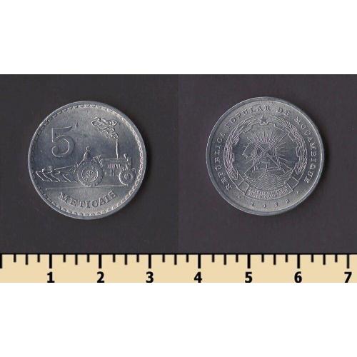 Мозамбик 5 метикалей 1982