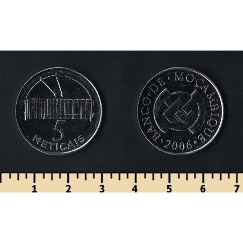 Мозамбик 5 метикалей 2006
