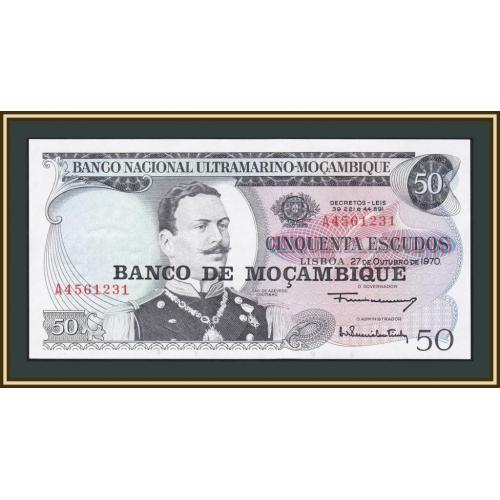 Мозамбик 50 эскудо 1970 (1976) P-116 UNC