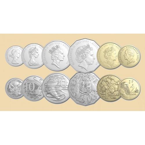 Набор Австралия 6 монет 2024