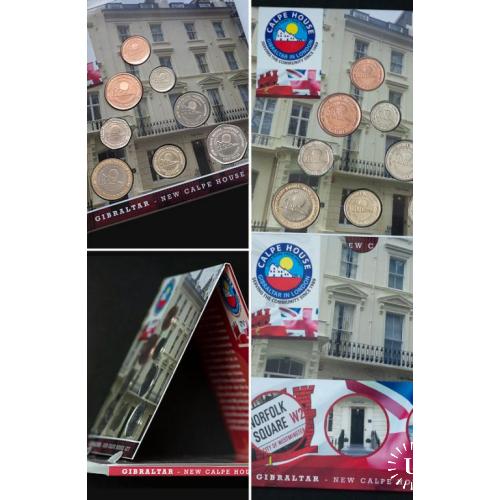Набор Гибралтар 8 монет 2018