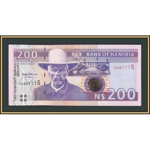 Намибия 200 долларов 1996 P-10 (10а) UNC