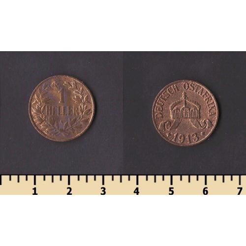 Немецкая Восточная Африка 1 геллер 1913