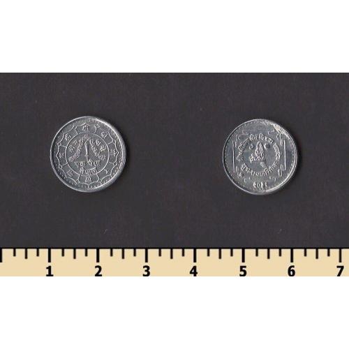 Непал 1 пайс 1974