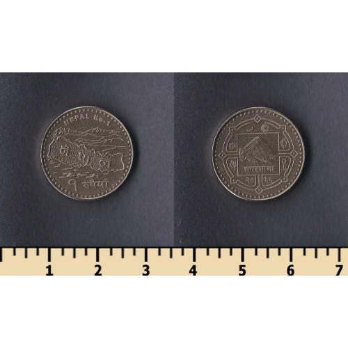 Непал 1 рупия 2009