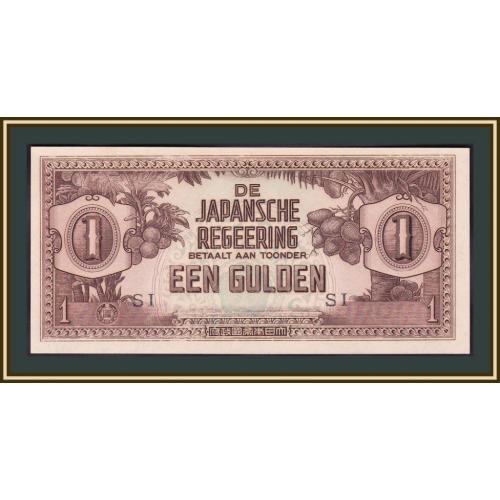 Нидерландская Индия 1 гульден 1942 P-123 (123c) UNC