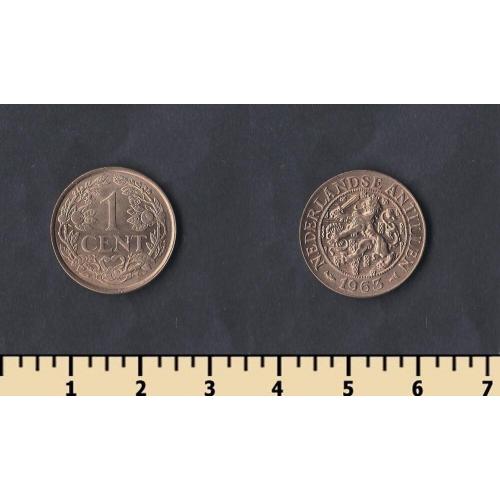 Нидерландские Антилы 1 цент 1963