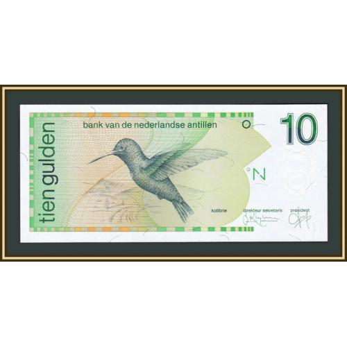 Нидерландские Антилы 10 гульденов 1994 P-23 (23c) UNC