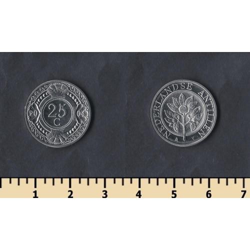 Нидерландские Антилы 25 центов 2004