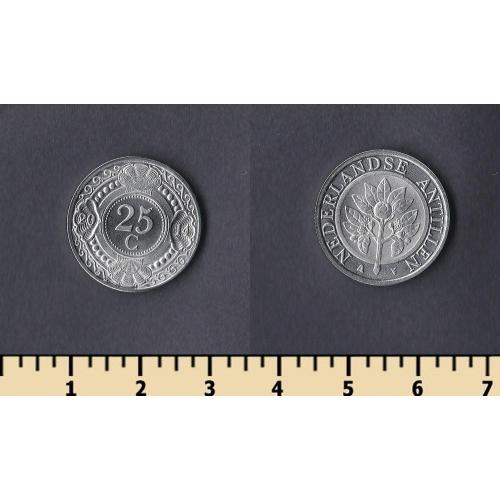 Нидерландские Антилы 25 центов 2014