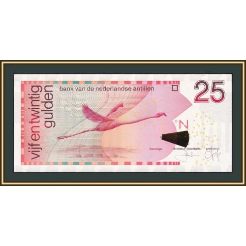Нидерландские Антилы 25 гульденов 2012 P-29 (29g) UNC