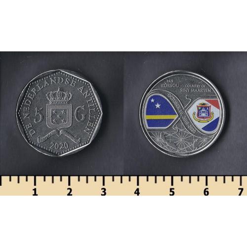Нидерландские Антилы 5 гульденов 2020