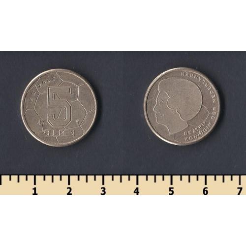 Нидерланды 5 гульденов 2000