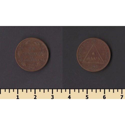 Никарагуа 1 сентаво 1940