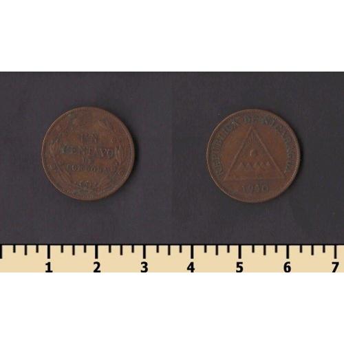 Никарагуа 1 сентаво 1940