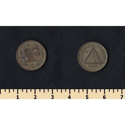 Никарагуа 1 сентаво 1943