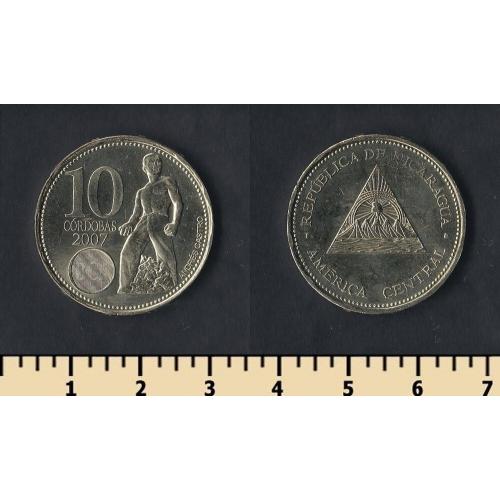 Никарагуа 10 кордоб 2007