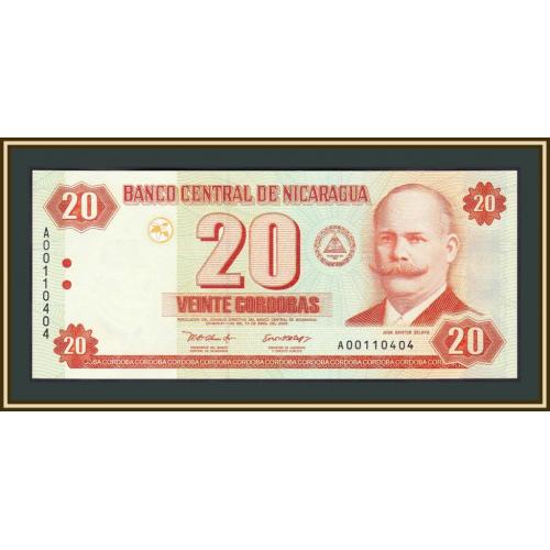 Никарагуа 20 кордоб 2002 P-192 UNC