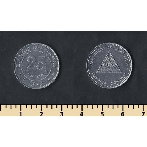 Никарагуа 25 сентаво 2022