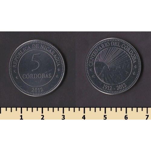 Никарагуа 5 кордоба 2012