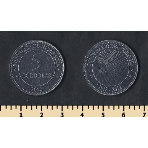 Никарагуа 5 кордоба 2012
