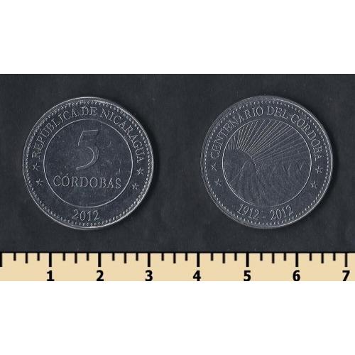 Никарагуа 5 кордоба 2012