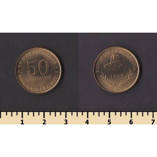 Никарагуа 50 сентаво 1987