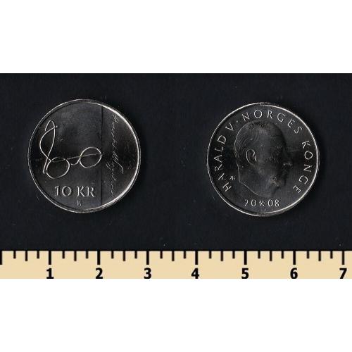 Норвегия 10 крон 2008