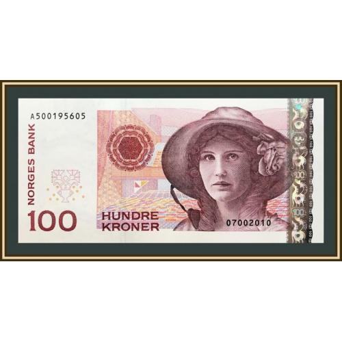Норвегия 100 крон 2010 P-49 (49d) UNC