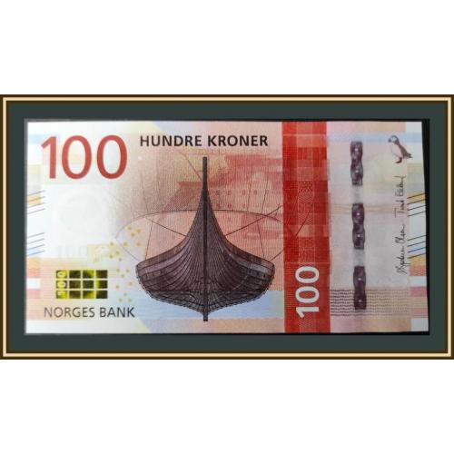 Норвегия 100 крон 2016 P-54 (54a) UNC