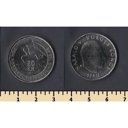 Норвегия 20 крон 2018